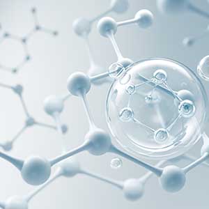 biotech cells light blue