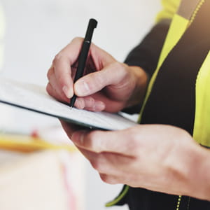 construction sign off 