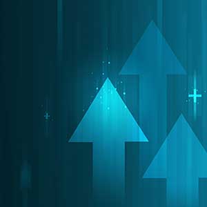 arrows going up investment management