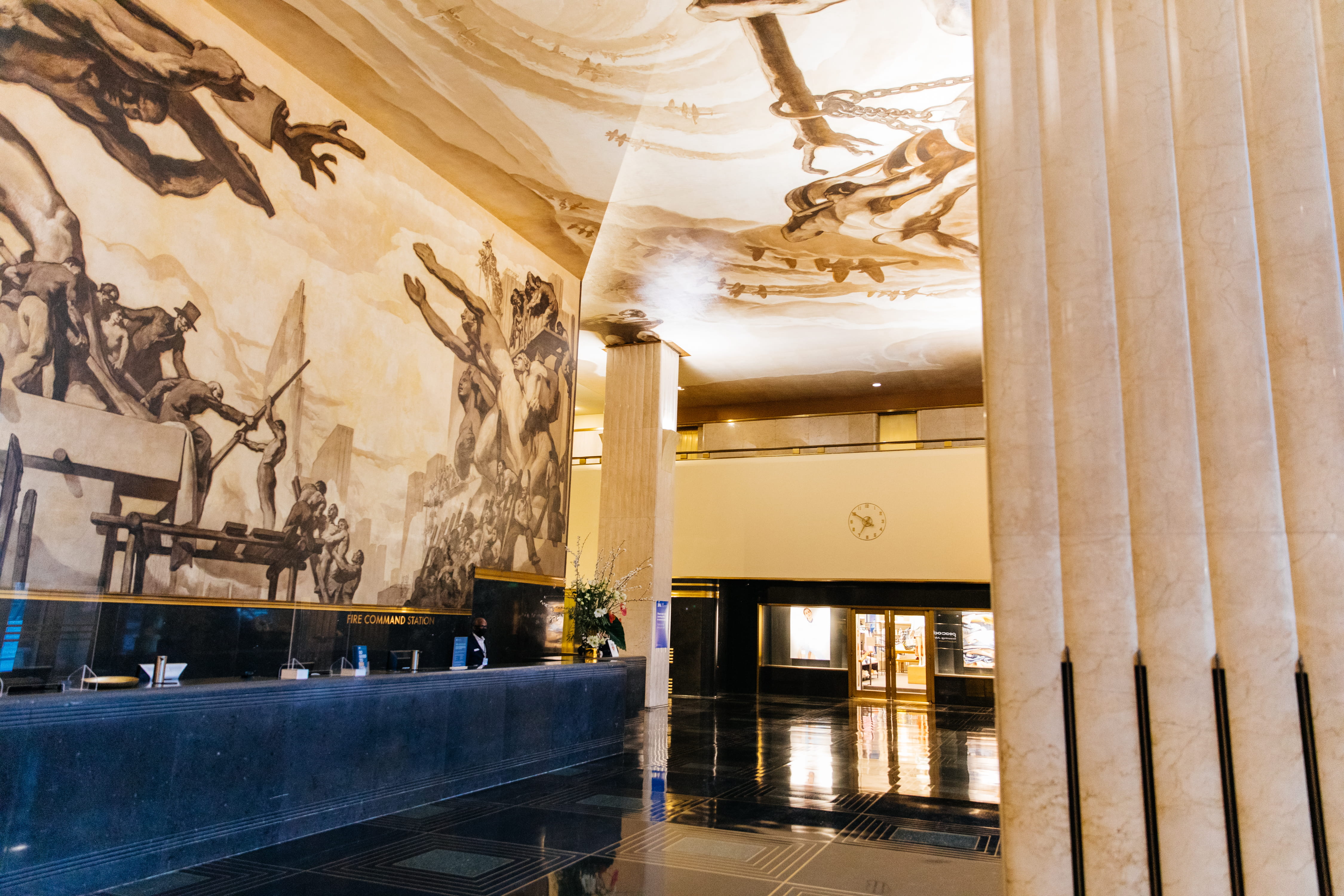 Lobby of 30 Rock, Courtesy of Tishman Speyer