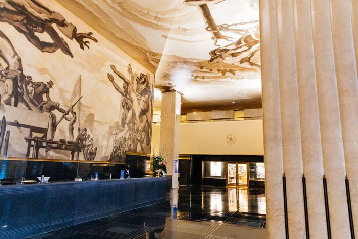 Lobby of 30 Rock, Courtesy of Tishman Speyer Lobby of 30 Rock, Courtesy of Tishman Speyer